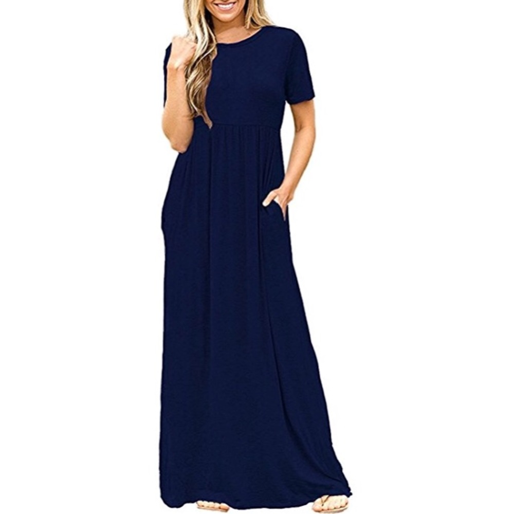 💙Short Sleeve Loose Maxi💙